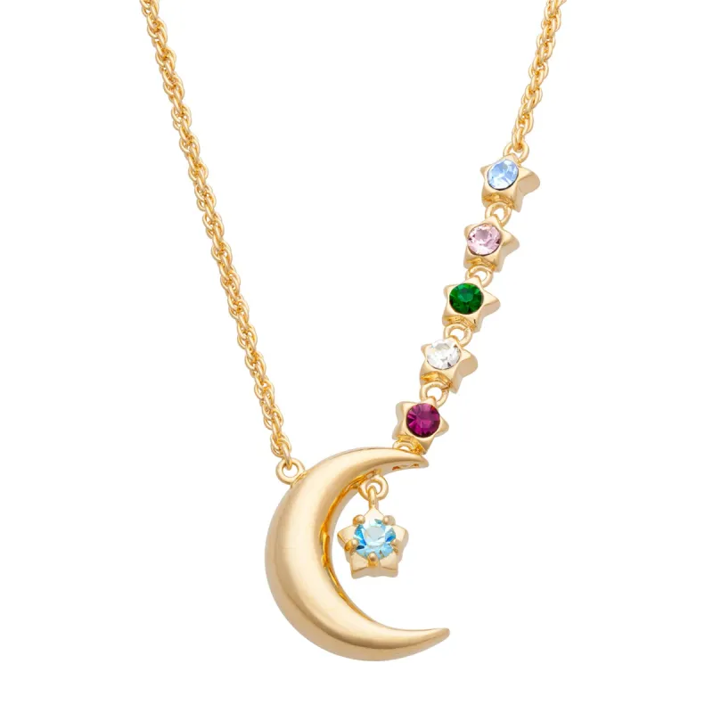 To the Moon & Back Family Birthstone Pendant sold by Limoges Jewelry