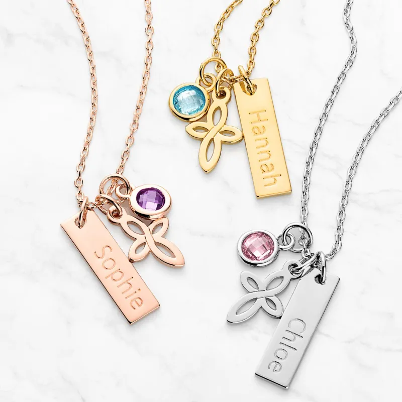 Express You Faith Personalized Charm Necklace sold by Limoges Jewelry