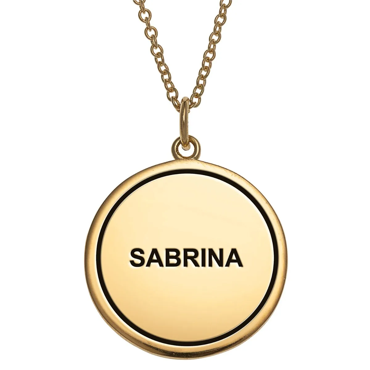 14K Gold Plated 3 Zodiac Sign Disc Pendant sold by Limoges Jewelry
