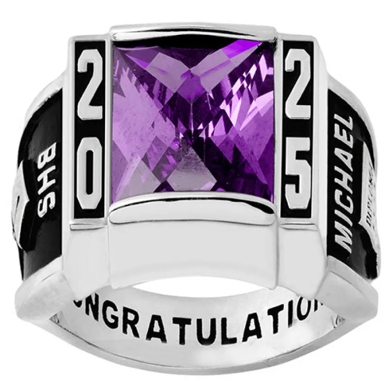 Men's CELEBRIUM Traditional Deco Class Ring sold by Limoges Jewelry