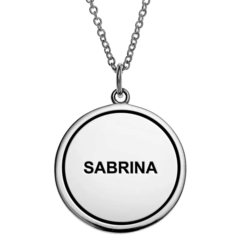 Silver Plated 3 Zodiac Sign Disc Pendant sold by Limoges Jewelry