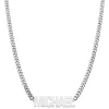 Bold Urban Nameplate Necklace - Your choice Silver, 14K Gold or 14K Rose Gold Plated sold by Limoges Jewelry