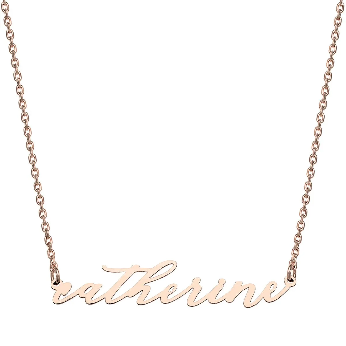 Stainless Steel Handwritten Lowercase Script Name Necklace sold by Limoges Jewelry product image thumbnail 5