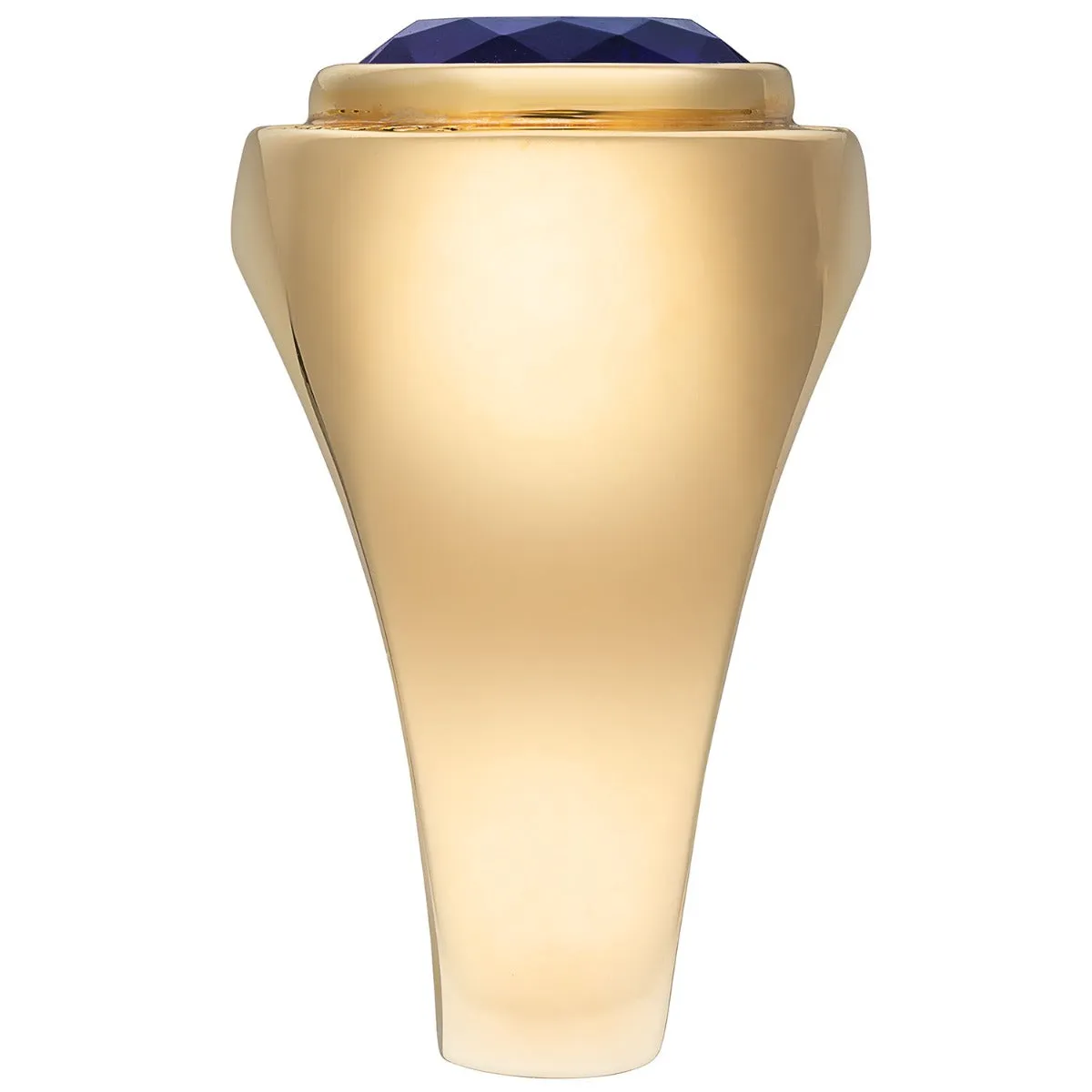 Men's 14K Gold over Sterling Minimal Oval Birthstone Signet Freestyle Class Ring sold by Limoges Jewelry product image thumbnail 3