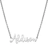 Stainless Steel Handwritten Script Name Necklace sold by Limoges Jewelry