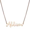 Stainless Steel Handwritten Script Name Necklace sold by Limoges Jewelry