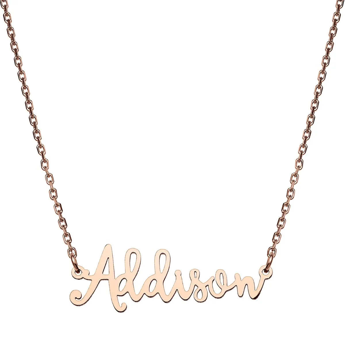 Stainless Steel Handwritten Script Name Necklace sold by Limoges Jewelry product image thumbnail 5