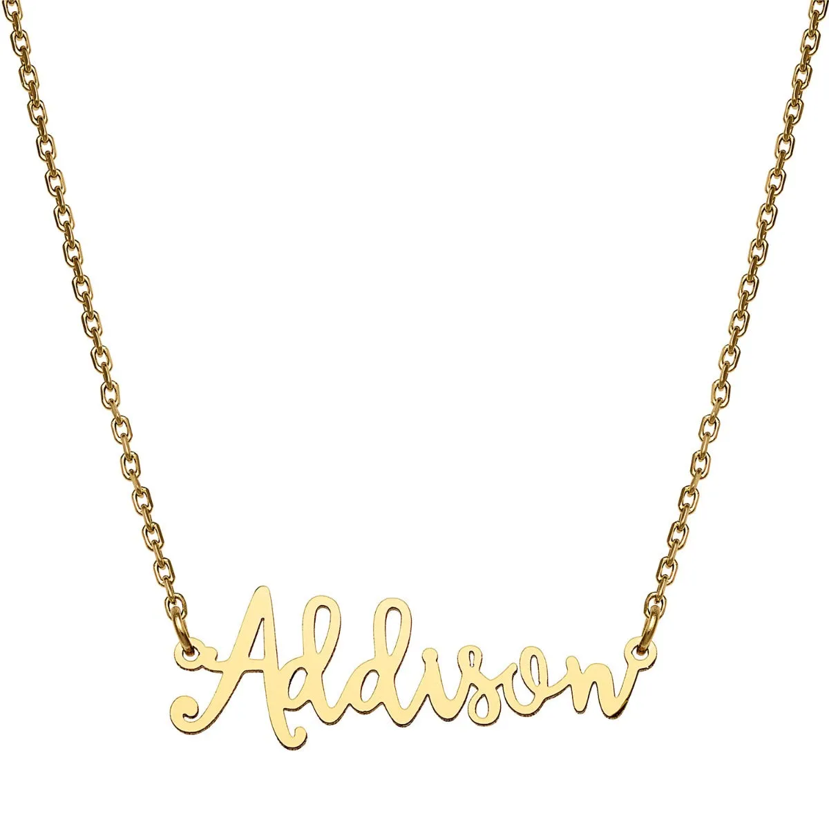 Stainless Steel Handwritten Script Name Necklace sold by Limoges Jewelry product image thumbnail 4