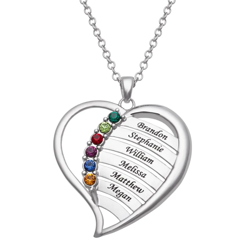 Personalized Heart Necklace sold by Limoges Jewelry