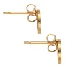 14K Gold Plated Zodiac Sign Disc Stud Earring Set of 2 sold by Limoges Jewelry