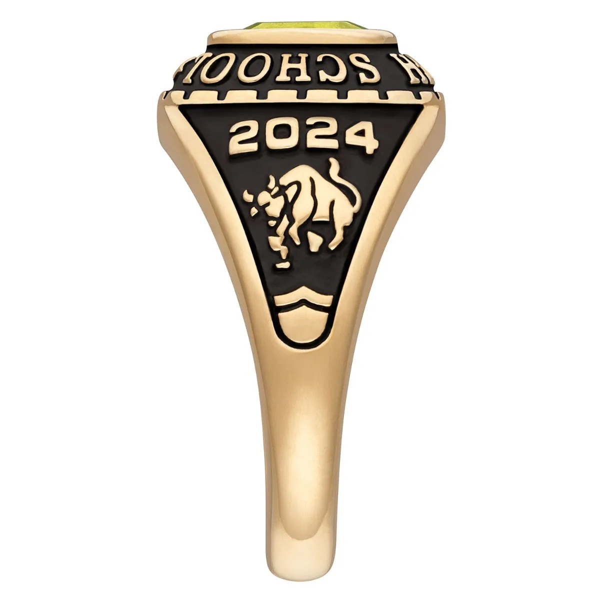 Ladies Yellow CELEBRIUM Traditional Petite Class Ring sold by Limoges Jewelry product image thumbnail 4