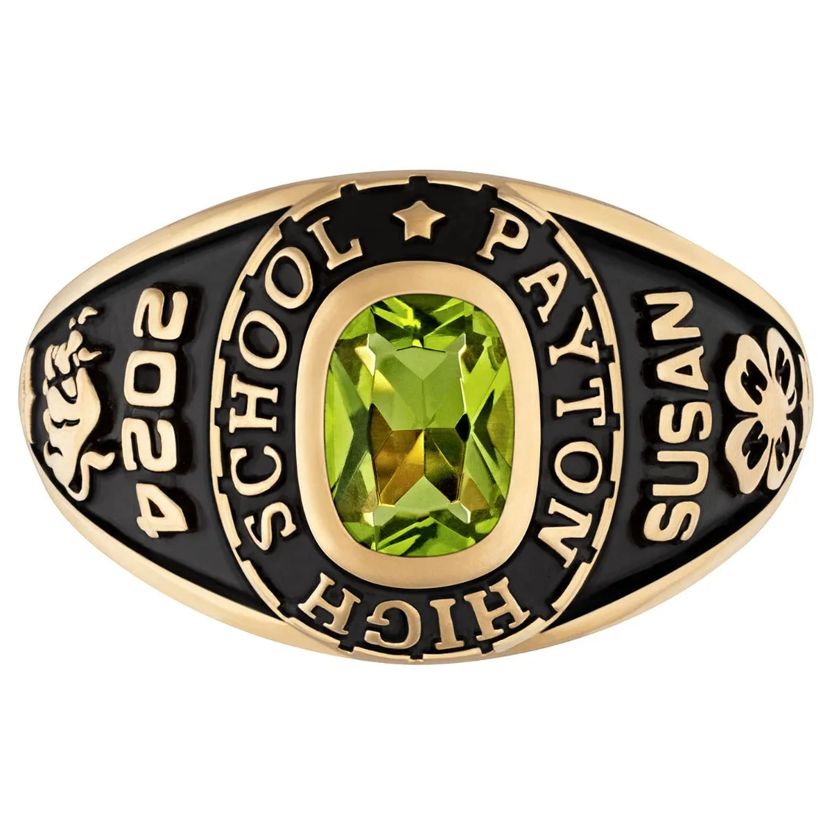 Ladies Yellow CELEBRIUM Traditional Petite Class Ring sold by Limoges Jewelry product image thumbnail 2