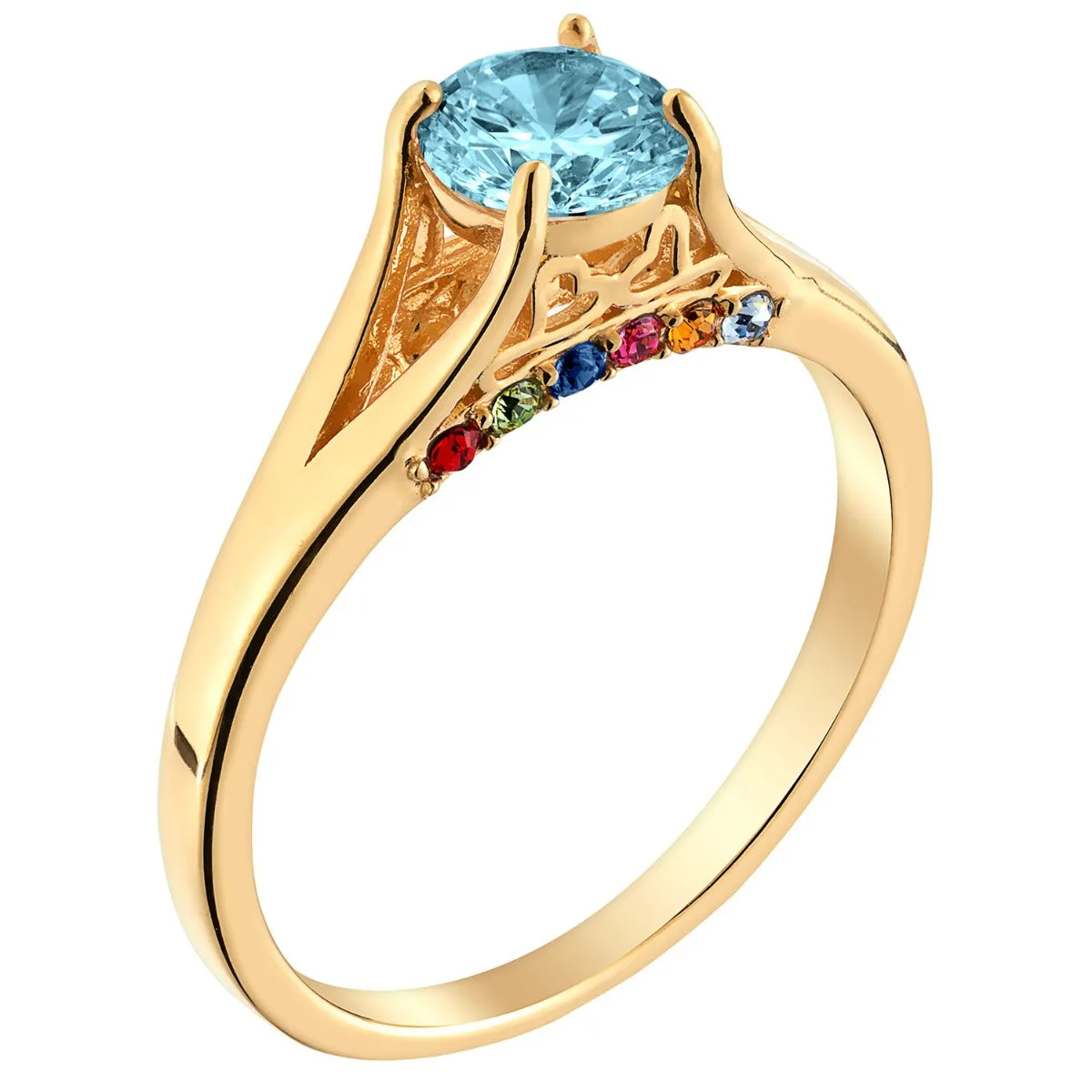Mother's/ Grandmother's Birthstone Ring sold by Limoges Jewelry product image thumbnail 3