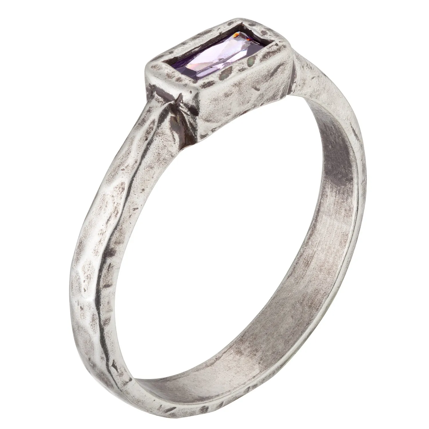 Sandra Magsamen Sterling Silver Baguette Stackable Ring sold by Limoges Jewelry product image thumbnail 2