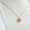 14K Gold over Sterling Family Butterfly Birthstone Pendant sold by Limoges Jewelry