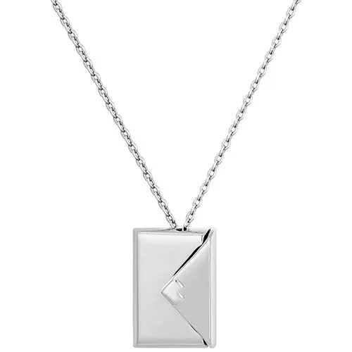 Envelope with Engraved Message Inside Necklace sold by Limoges Jewelry product image thumbnail 3