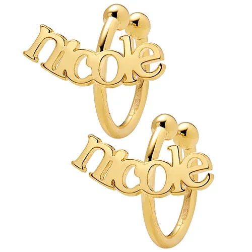 Lowercase Name Ear Cuffs sold by Limoges Jewelry product image thumbnail 4
