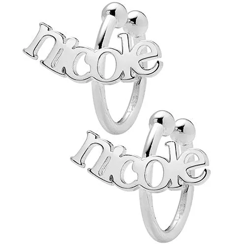 Lowercase Name Ear Cuffs sold by Limoges Jewelry product image thumbnail 2
