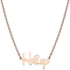 Stainless Steel Whimsical  Name Necklace sold by Limoges Jewelry