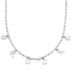 Dangling Script Name Paperclip Chain Necklace sold by Limoges Jewelry
