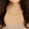 Dangling Script Name Paperclip Chain Necklace sold by Limoges Jewelry