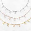 Dangling Script Name Paperclip Chain Necklace sold by Limoges Jewelry