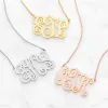 Classic Monogram Necklace - Medium sold by Limoges Jewelry