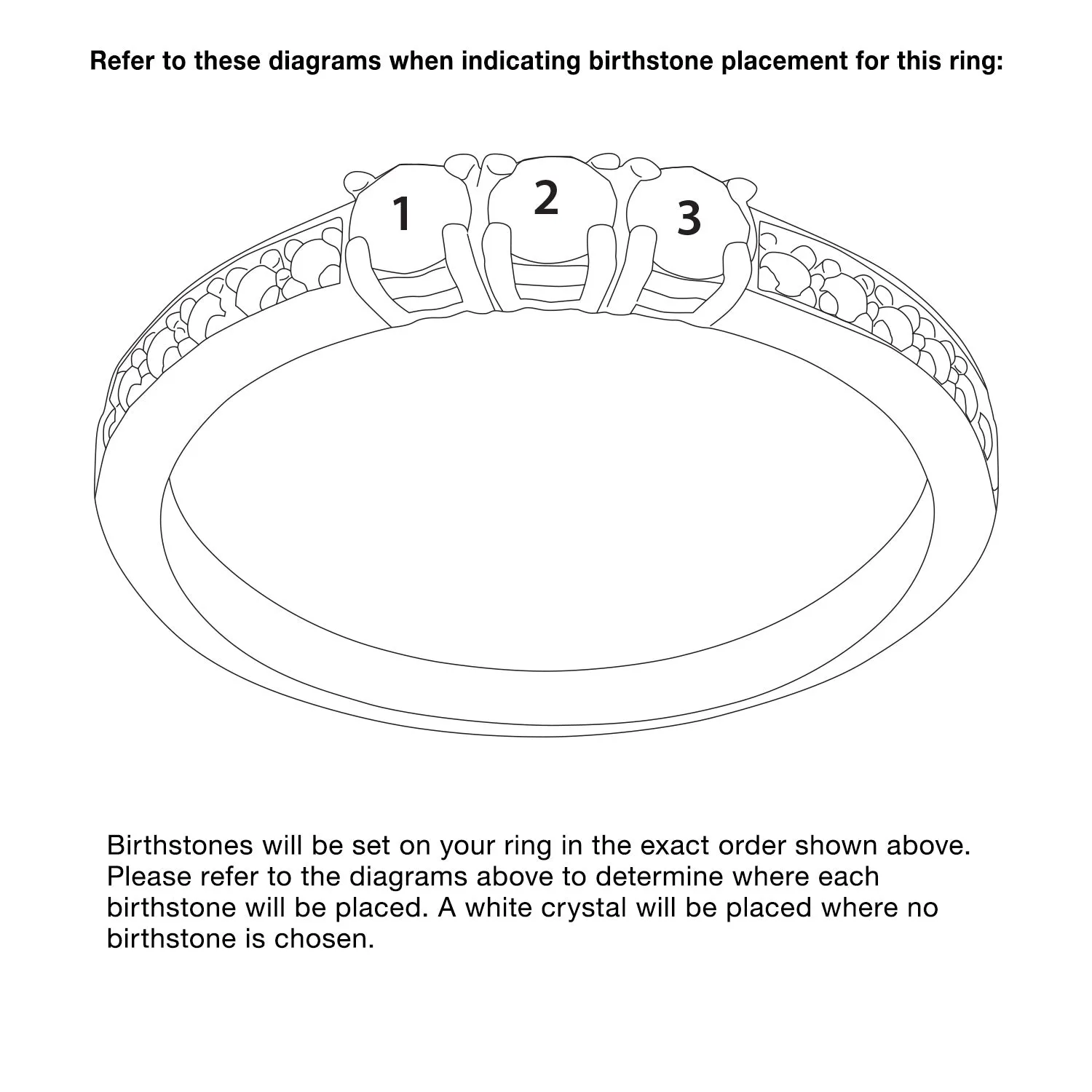 14K Gold over Sterling Round Birthstone and CZ Ring sold by Limoges Jewelry product image thumbnail 4