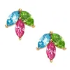 Birthstone Marquise Stud Earrings and Necklace Set sold by Limoges Jewelry