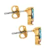 Birthstone Marquise Stud Earrings and Necklace Set sold by Limoges Jewelry
