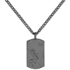 Engraved Banner Baseball Dog Tag 20 Necklace sold by Limoges Jewelry