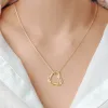 Engraved Family Name Twisted Heart Necklace sold by Limoges Jewelry
