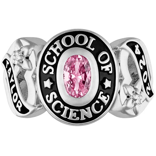 Ladies CELEBRIUM Sweetheart Class Ring with Diamond Accents sold by Limoges Jewelry product image thumbnail 2