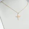 14K Gold Plated Personalized Cross with Infinity Necklace sold by Limoges Jewelry