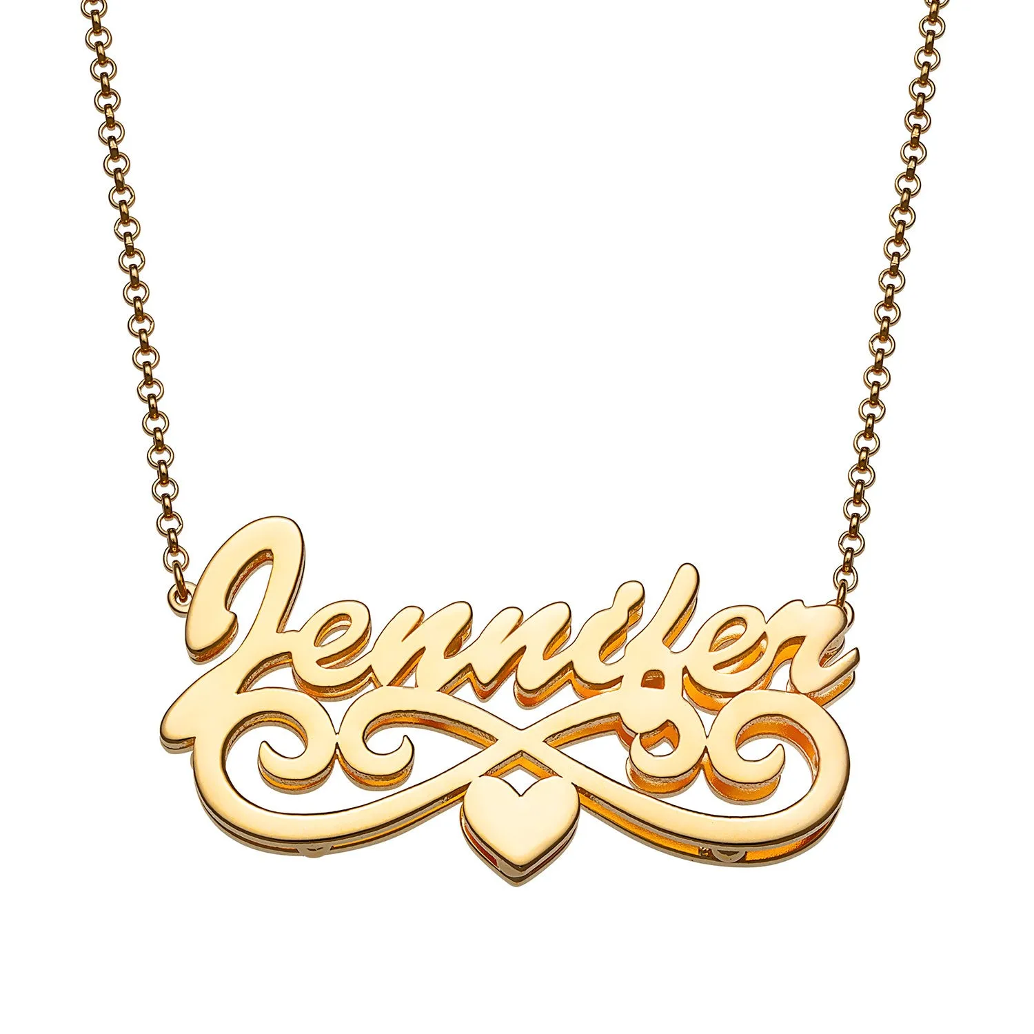 Personalized Double Nameplate Necklace sold by Limoges Jewelry