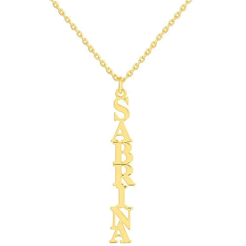 Sterling Silver Vertical Uppercase Name with Free Fresh Water Pearl Earrings sold by Limoges Jewelry product image thumbnail 4