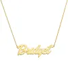 Sterling Silver Medium Bold Script Name Necklace sold by Limoges Jewelry