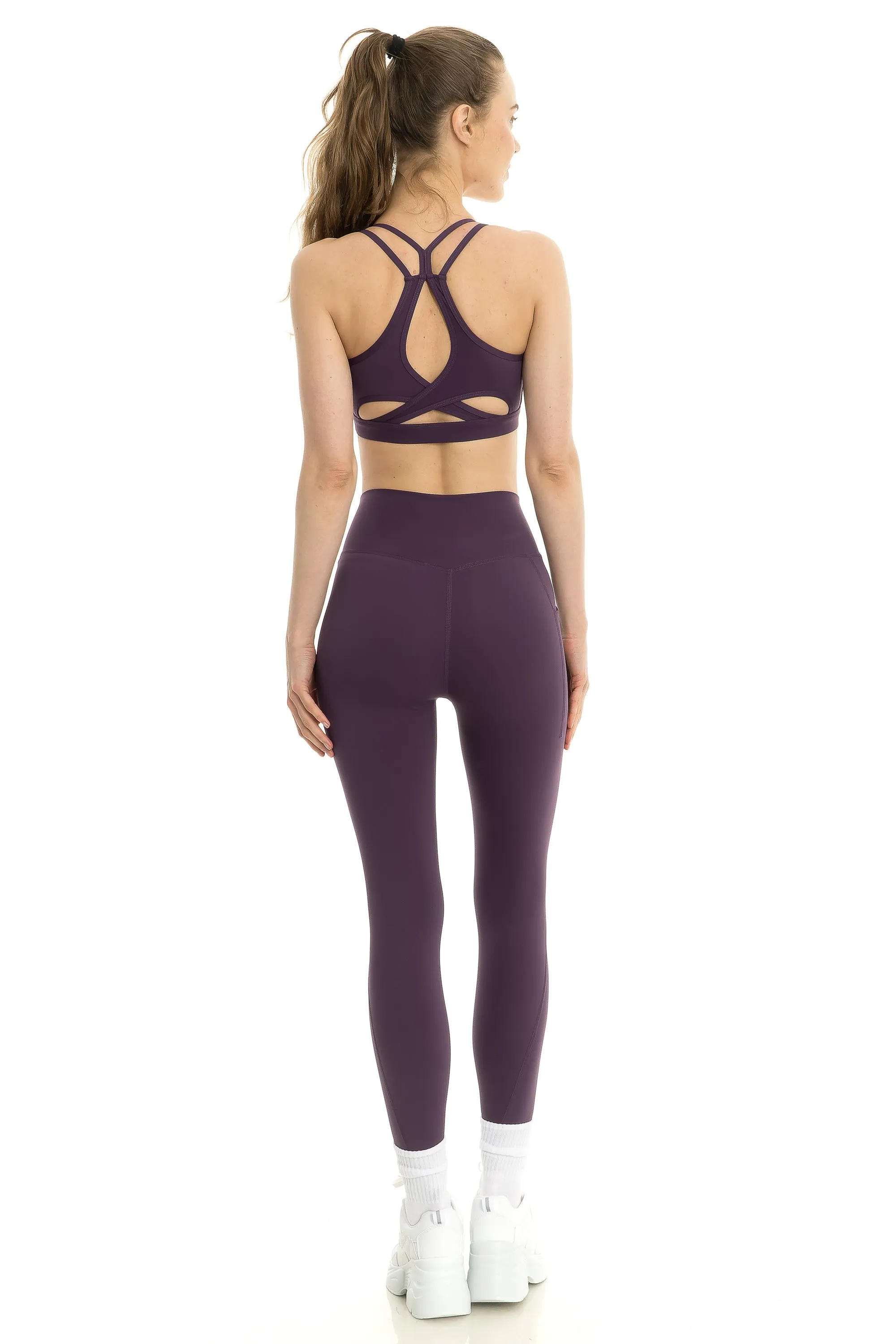 ARYA Leggings Plum sold by Lookus Clothing product image thumbnail 3