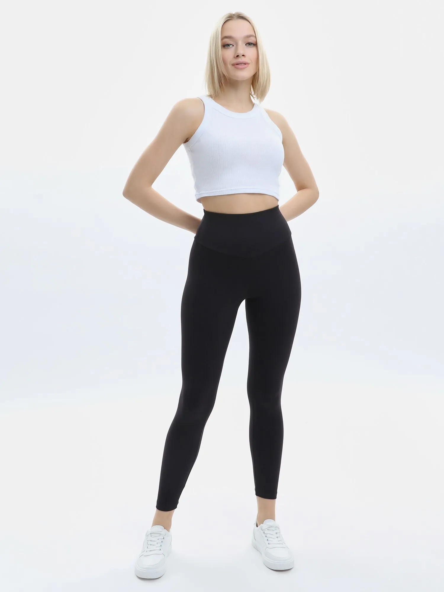 Alina Super Stretchy Leggings - Black sold by Lookus Clothing product image thumbnail 5
