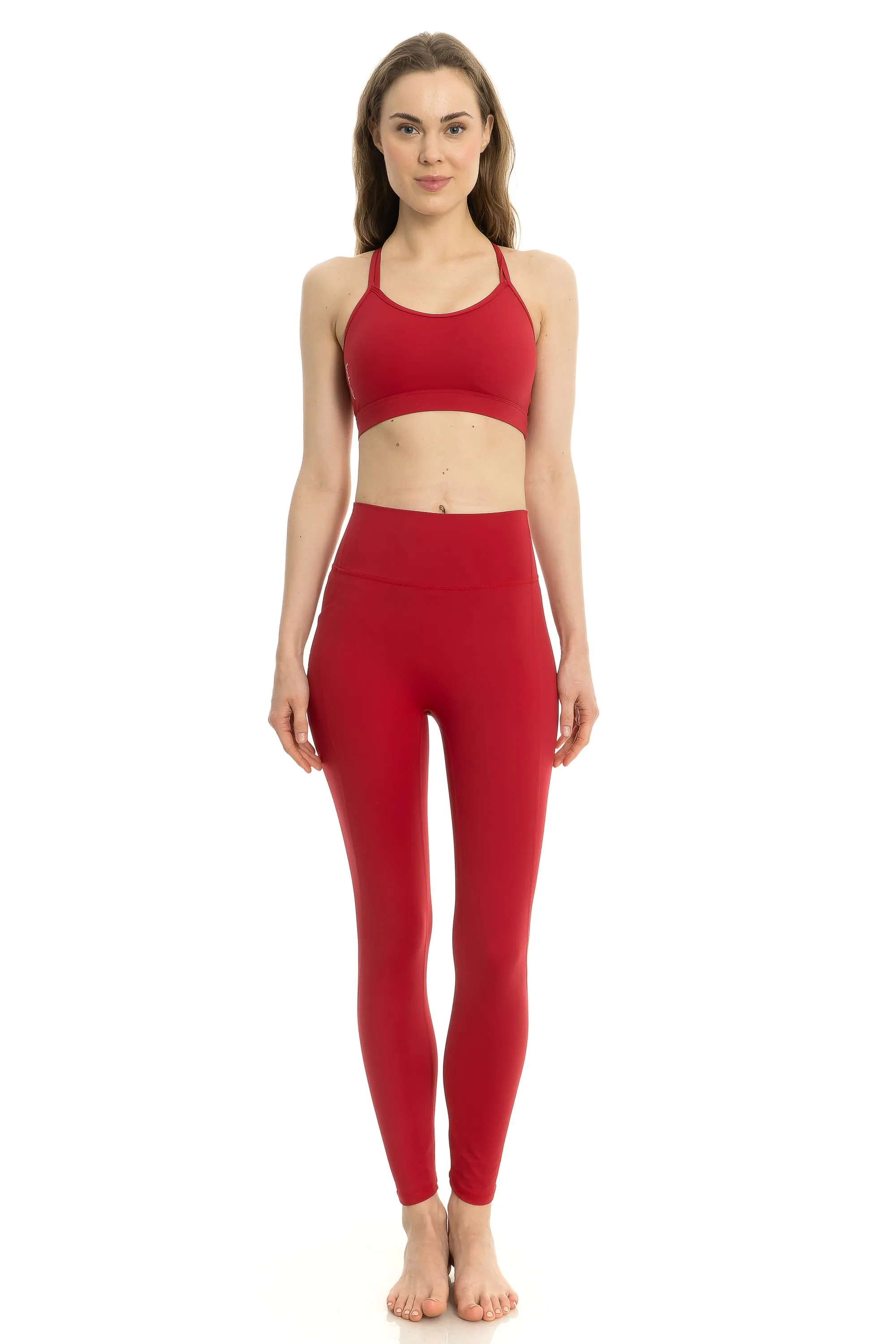 ARYA Leggings Red sold by Lookus Clothing