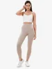 Zelal Ribbed Leggings Tan sold by Lookus Clothing