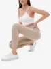 Zelal Ribbed Leggings Tan sold by Lookus Clothing