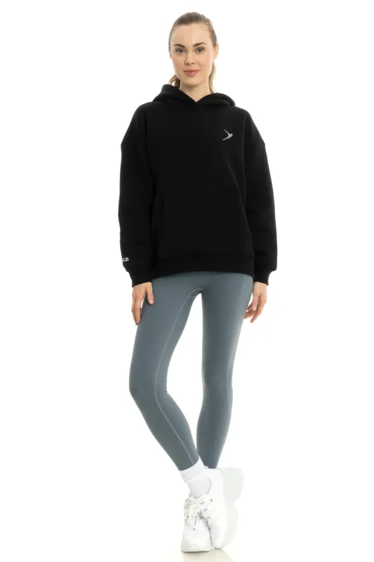 Liliya Oversize Hoodie - Black sold by Lookus Clothing
