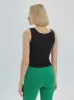 Mercan Button Up Crop Top - Black sold by Lookus Clothing