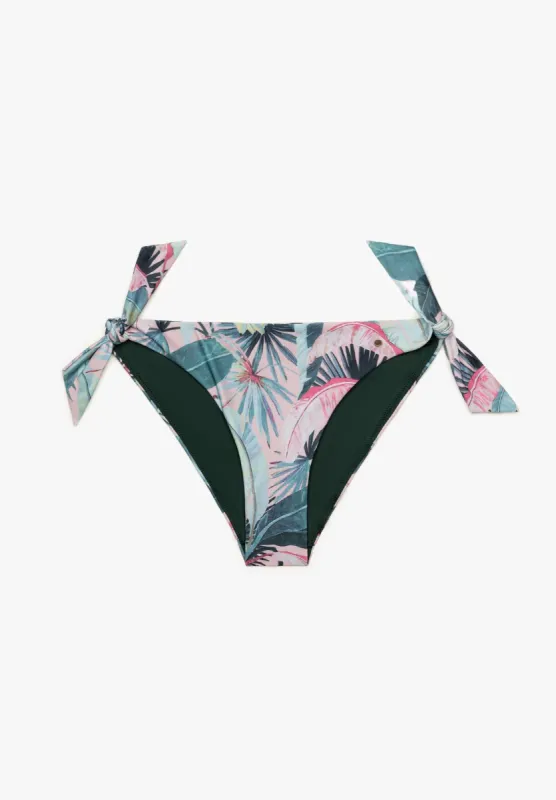 Bikini Slip Knotted HALESIA Recycled Print sold by Lovjoi