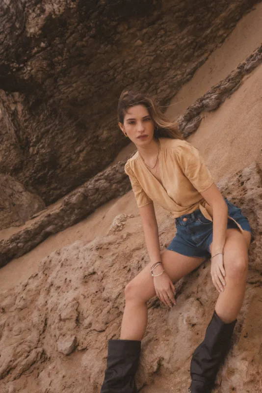 Bluse SILURI MOIRE made by Lovjoi