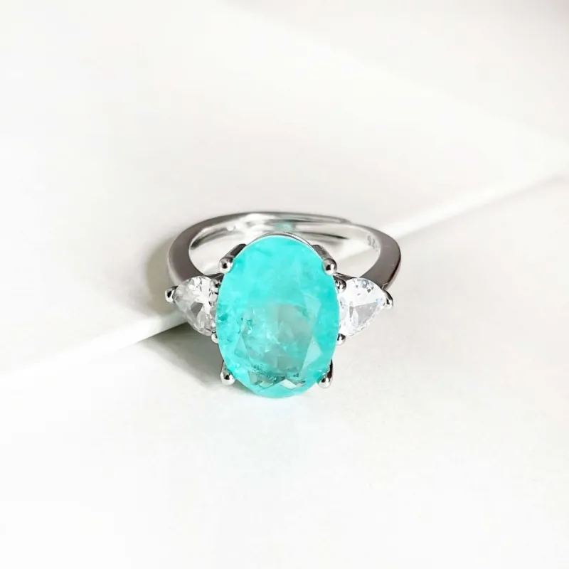 Lucari Azure Stone Statement Ring sold by Luxe Tones
