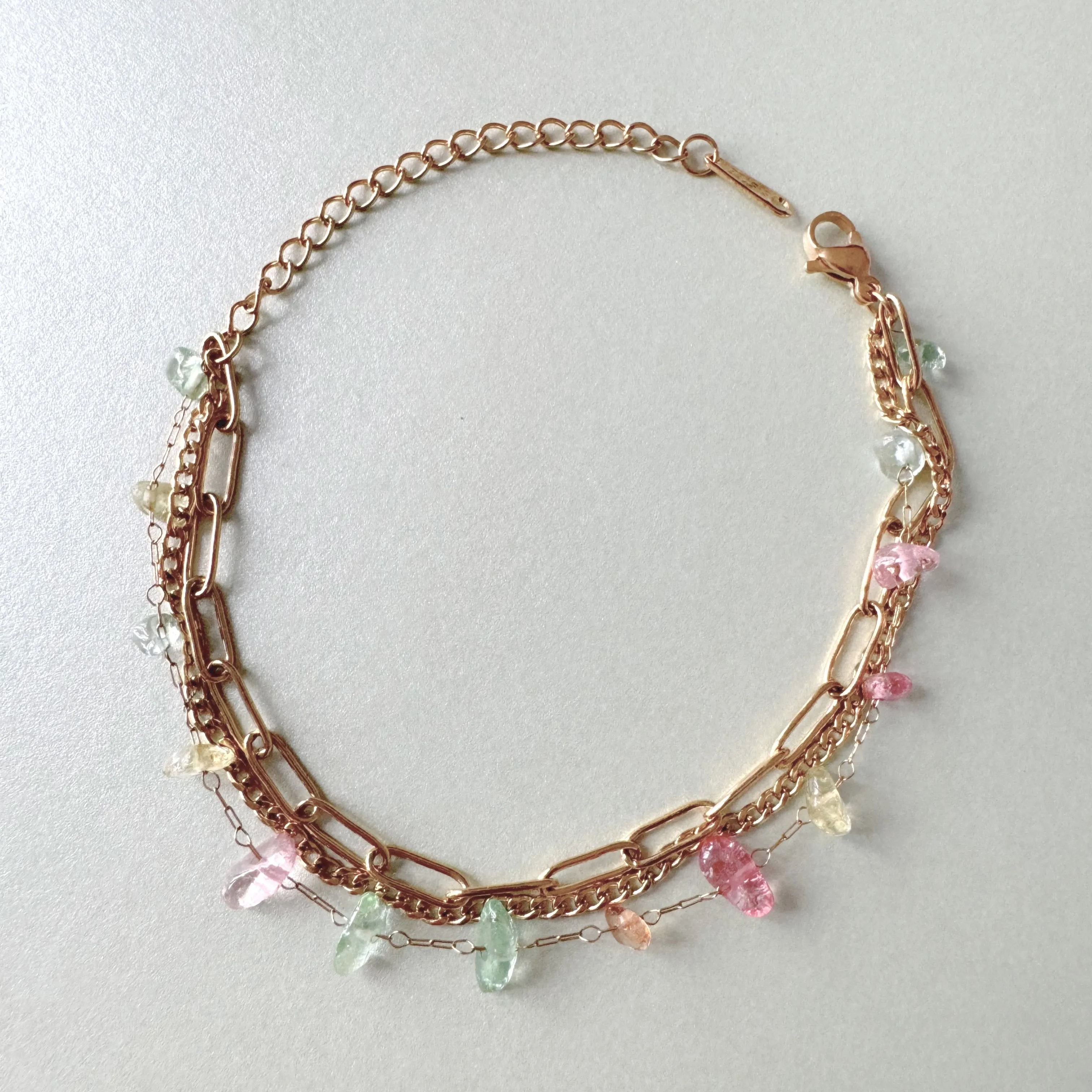 Freya Luxe 18k Gold Plated Layered Bracelet sold by Luxe Tones