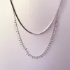 Elisaria Luxe Stainless Steel Double  Layered Necklace sold by Luxe Tones