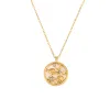 Astra Luxe 18k Gold Plated Celestial Necklace sold by Luxe Tones